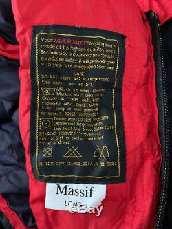 Never Used Marmot 725 Goose Down Purple Sleeping Bag, Massif Long, With Bag