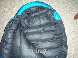 New Feathered Friends Snowbunting EX 0 Sleeping Bag Ocean Blue Reg Length