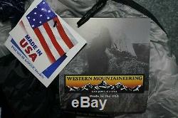 New! Limited Edition Western Mountaineering FlyLite Down Sleeping Bag 6'6