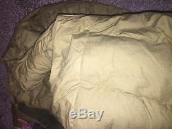 New Military M-1949 Arctic Mountain Sleeping Bag 100% Down Feather Filled Large