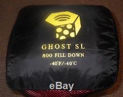 New Mountain Hardwear Ghost Sleeping Bag 800 Fill Down Waterproof Conduit -40