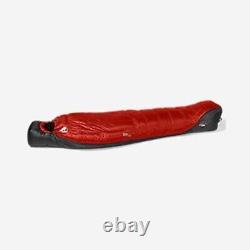 New withTags Eddie Bauer Kara Koram 20° Down Sleeping Bag (850 RDS) Lava Red