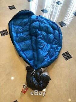 North Face Blue Kazoo Sleeping Bag HIGH RISE GREY/HYPER BLUE Regular