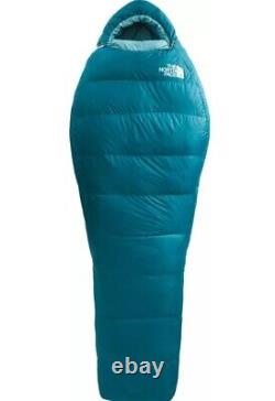 North Face Trail Lite Down Sleeping Bag 20°F/-7°C Regular/Right Hand Blue Corral