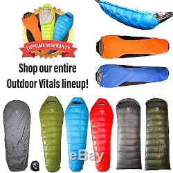 Outdoor Vitals Aerie 20 F Down Underquilt / Sleeping Bag, Use As Ultralight Un