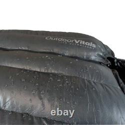 Outdoor Vitals Summit Blue 15 Degree F 800+ Down Fill Ultralight Sleeping Bag