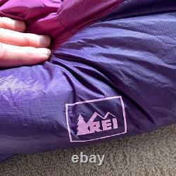 Perfect! Only-Used-1-Time! REI WMNS 800 DOWN JOULE Waterproof Shell Sleeping Bag