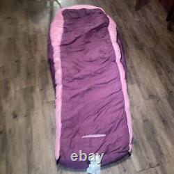 Pink Big Agnes LULU 15°F Mummy Sleeping Bag 75'' Length Climashield HL Down