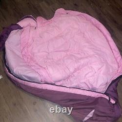 Pink Big Agnes LULU 15°F Mummy Sleeping Bag 75'' Length Climashield HL Down