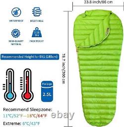 Portable Url. Warm Weather 52? - Goose Down Sleeping Bag Camping Sleeping Bag