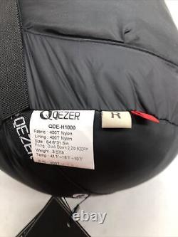 QEZER 20 Degree Cold Weather Ultralight Down Mummy Sleeping Bag For Adults 620FP