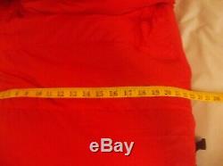 RARE The North Face Chrysalis 10 Degree Sleeping Bag Goose Down SOFT USA Red
