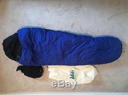 REI 5-Degree Down Sleeping Bag Men's Regular Length Water-Resistant Coating