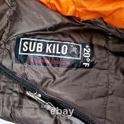 REI Co-op Sub Kilo +20 degree F Sleeping Bag Outdoors 750 Fill Power Goose Down