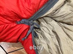 REI DOWN MUMMY BAG, Red, Mountaineering Level Warmth, Vintage, No Rips/Tears