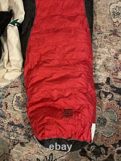 REI E1 Elements-5F Goose Down Sleeping Bag Reg RH EUC