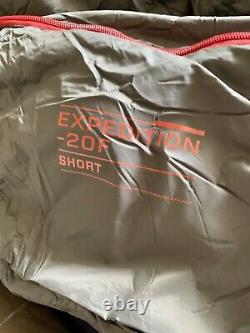 REI Expedition -20°F Down Sleeping Bag SHORT Never Used