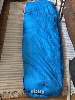 REI Fat Cat 20° Down Sleeping Bag Blue VGUC