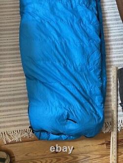 REI Fat Cat 20° Down Sleeping Bag Blue VGUC