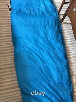 REI Fat Cat 20° Down Sleeping Bag Blue VGUC