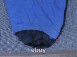 REI Goose Down Blue RH Sleeping Bag & Stuff Bag