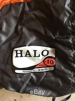 REI Halo 10-degree, 750-fill Down Mummy Sleeping Bag, Long Left Zipper