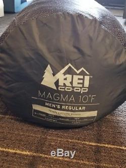 REI Magma 10F Mens Ultralight Regular Sleeping Bag 850 Down Fill