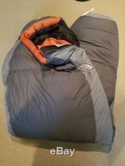 REI Radiant sleeping bag with stuff sack Sz Long 0deg F 650 goose down fill