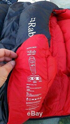 Rab Ascent 700 Women's Down Insulated Sleeping Bag Ebony BNWT