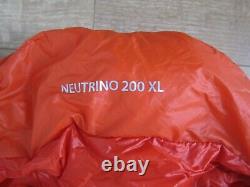 Rab Neutrino 200 Sleeping Bag Firecracker Left Zip XL used once