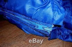 Rare Vintage Holubar Goose Down Sleeping Bag 0 Degree Blue Vg Cond