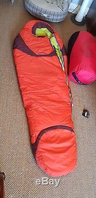 Reduced! Mammut Altitude EXP 5 season down sleeping bag Orange RRP £849