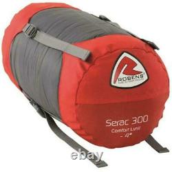 Robens Serac 300 down filled sleeping bag left zip