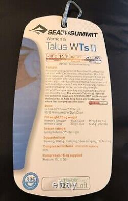 SEA TO SUMMIT Women's Talus WTsII Down sleeping bag NWT