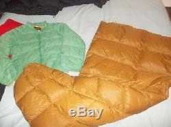 SET Vintage Eddie Bauer Karakoram Jacket AND Totem Goose Down Sleeping Bag USA
