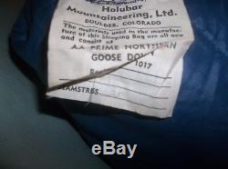SET of 2 Holubar Goose Down Sleeping Bag USA Timberline LONG Mating RARE Vintage