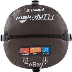 SIMOND MAKALU III DOWN SLEEPING BAG L up to extreme -44 winter outdoor