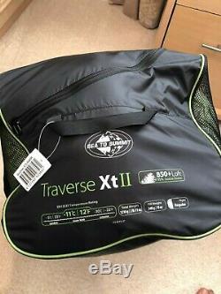 Sea To Summit Traverse XtII 850+loft sleeping bag (used one time)