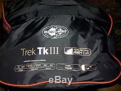 Sea To Summit Trek Tk III 3 Sleeping Bag 12 Degree Down. Reg length. Left zip