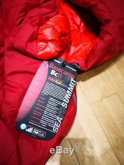 Sea to Summit BaseCamp BCII NEW 100% Down Sleeping Bag. Current Model, Large