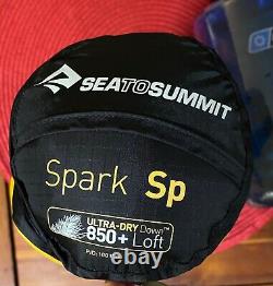 Sea to Summit Spark Sp1 40° 850+Loft Down Sleeping Bag Regular EUC