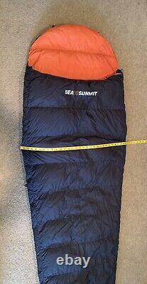 Sea to Summit Trek II Water-Resistant 650 Fill Duck Down Left Zippers, Vents Bag