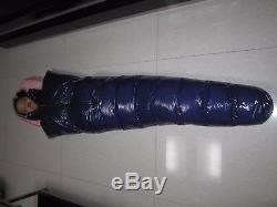 Shiny gloss wetlook nylon mermaid sleeping bag down mummy sleeping bags warm new