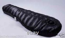 Shiny glossy nylon outdoor mummy sleeping bag 2000g goose down wetlook sport new