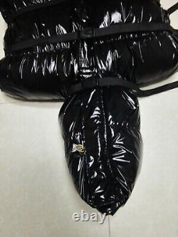 Shiny wetlook nylon down sleeping bag mummy sleeping bag warm 1-5kg filling new