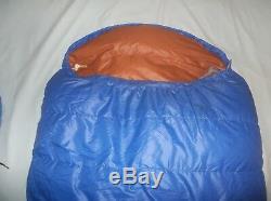 Sierra Designs 0 F Degree Goose Down Sleeping Bag Blue Reg Berkeley CA USA Made