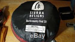 Sierra Designs Backcountry Bed 20 700 Fill Regular Down Sleeping Bag NEW