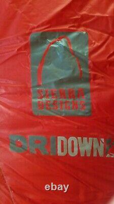 Sierra Designs Cal 6 800FP Goose Down Sleeping Bag Long Left