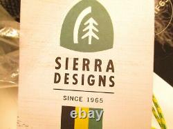 Sierra Designs Get 550 Down 20F Sleeping Bag Green Regular NWT