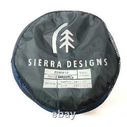 Sierra Designs Zissou 12 degree Fahrenheit 700 Fill Dridown Sleeping Bag Blue